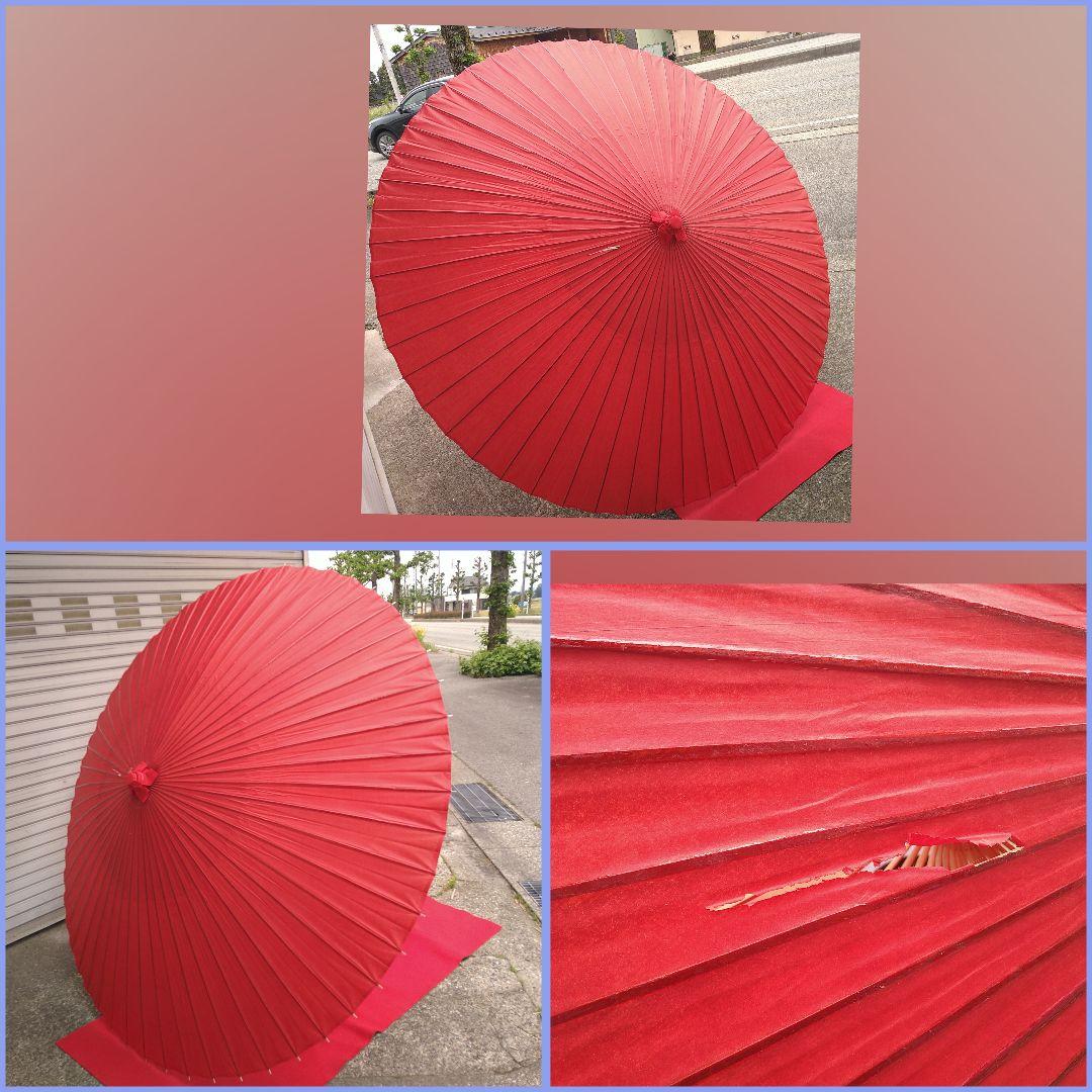 A49 野点傘一式 傘 スタンド 木製傘立 三点 木製傘立 井波製 茶道具