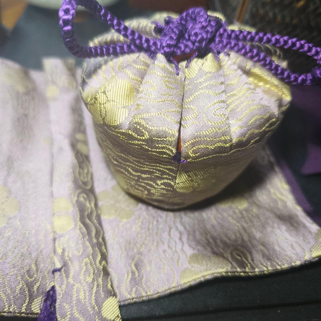 本漆手塗 松笠松葉蒔絵 利休箱 木製溜塗 仁清扇面 手塚桐鳳 商品