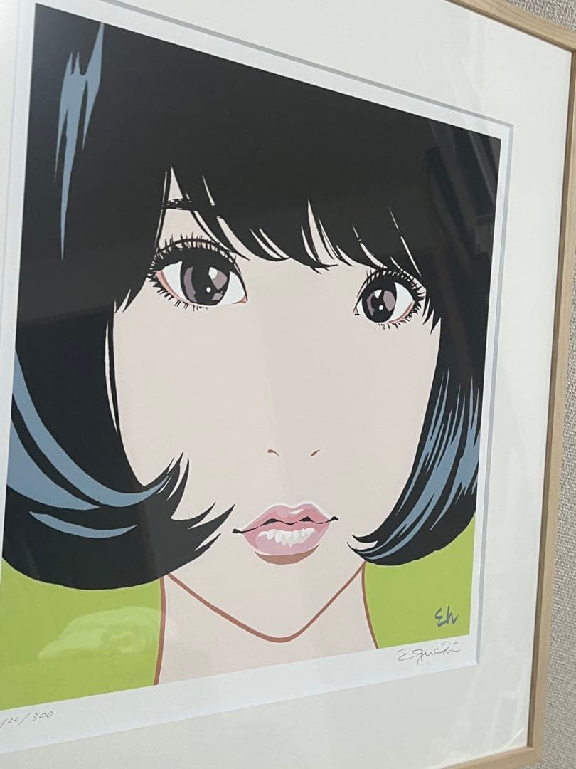 江口寿史版画 『彼女１（large ver.）second edition』