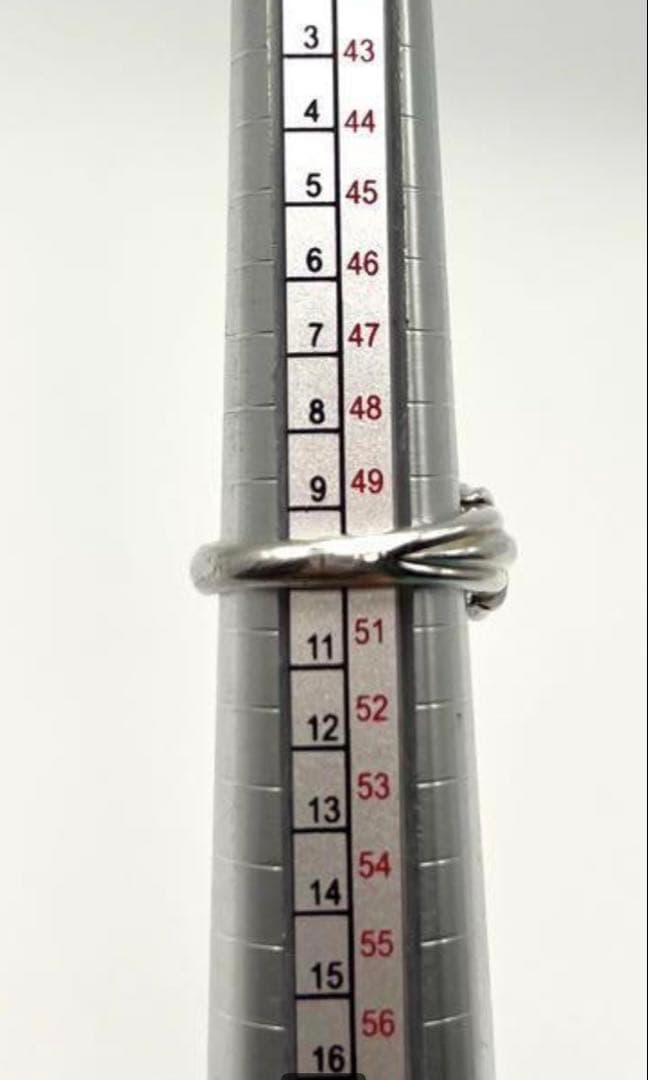 美品 ティファニー リング シグネチャー クロス シルバー 925 10号