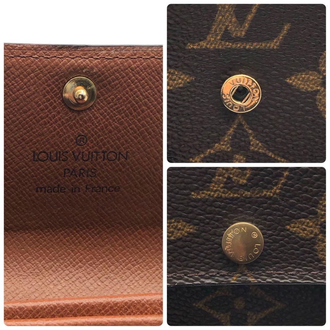 ルイヴィトン ケース モノグラム 小銭入れ ポルトモネプラ パース