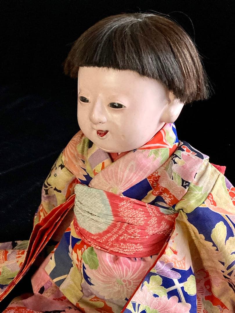 市松人形 抱き人形 明治 丸平 大極上 54㎝ 日本人形