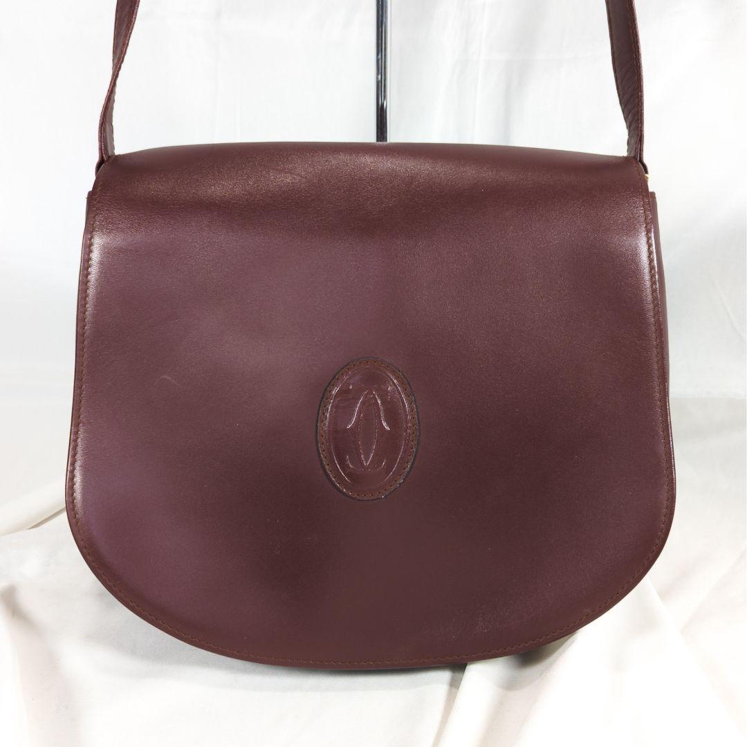 【美品】 カルティエ マストライン メッセンジャーバッグ ２層タイプ 保存袋付き