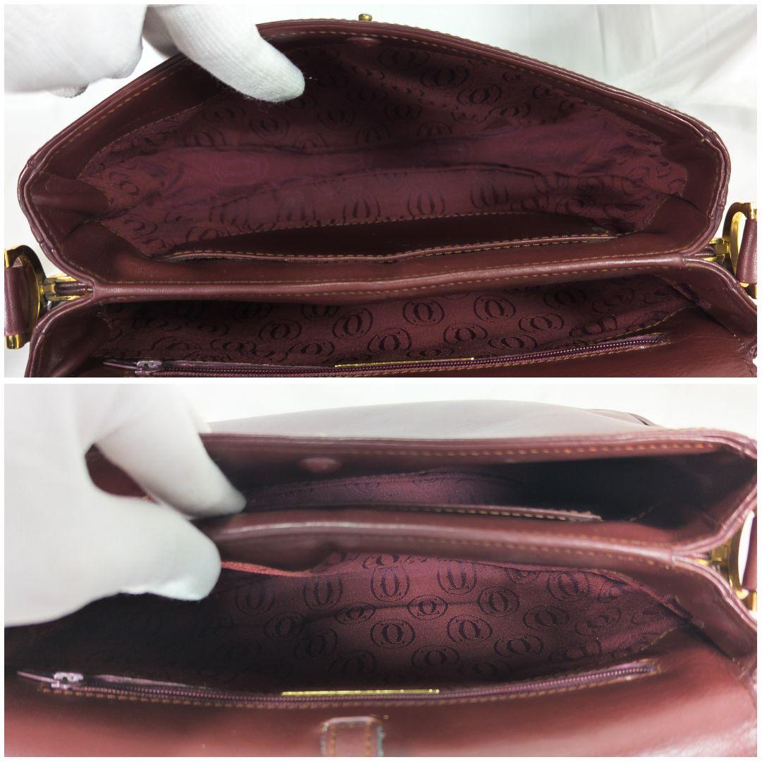 【美品】 カルティエ マストライン メッセンジャーバッグ ２層タイプ 保存袋付き