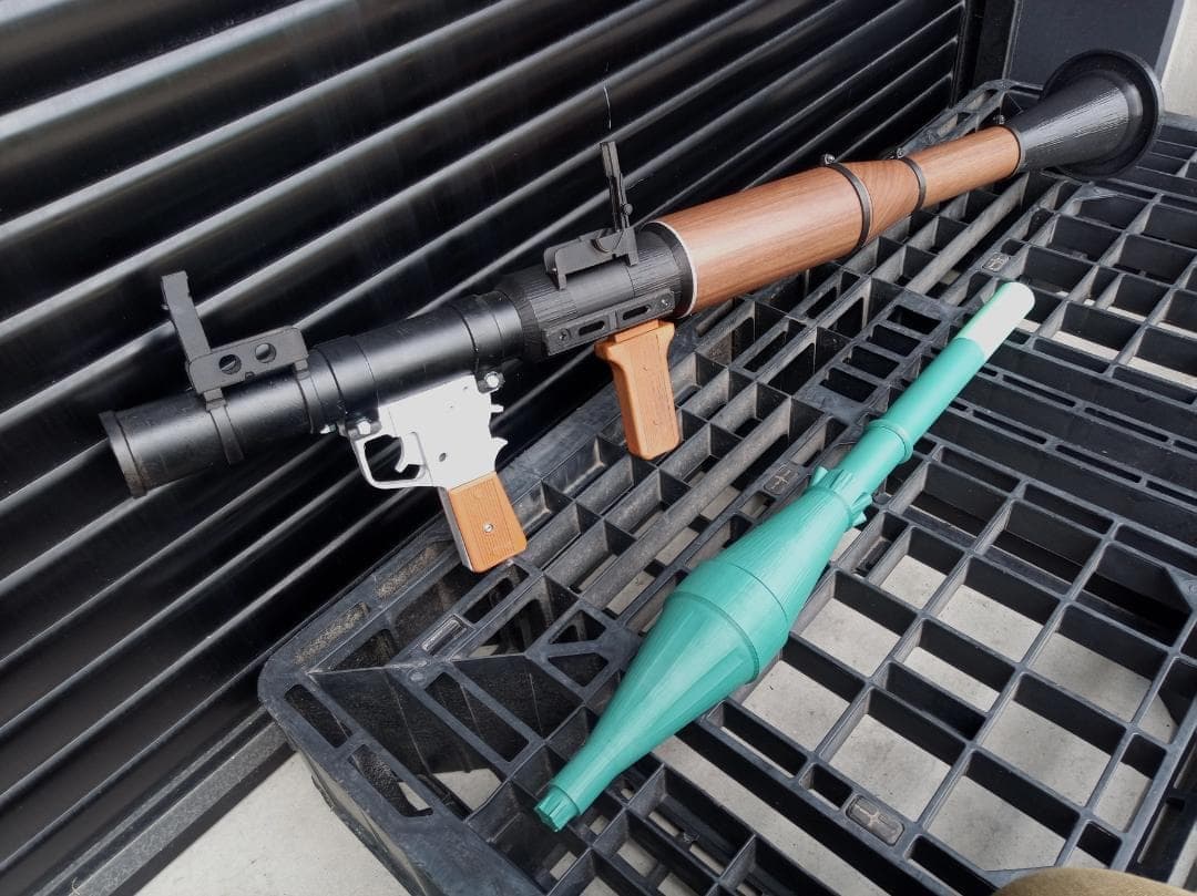 フルスクラッチ RPG-7 ロケットランチャー 3Dプリンター 成形 P