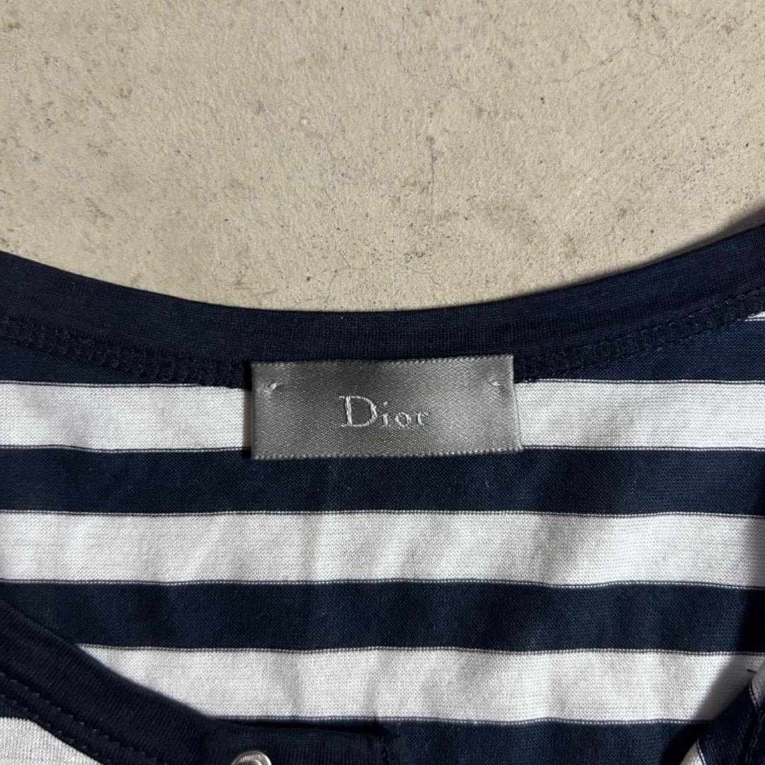 Dior Homme 06SS エディ期 ラグラン ボーダー Tシャツ - メルカリ