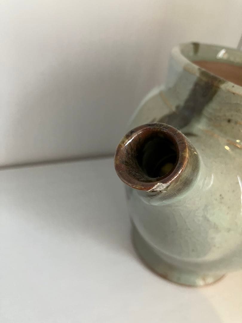 武内晴二郎　武内真木　倉敷堤窯　流掛急須　民藝