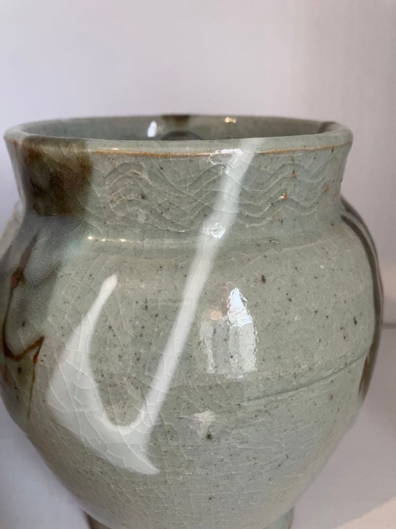 武内晴二郎　武内真木　倉敷堤窯　流掛急須　民藝