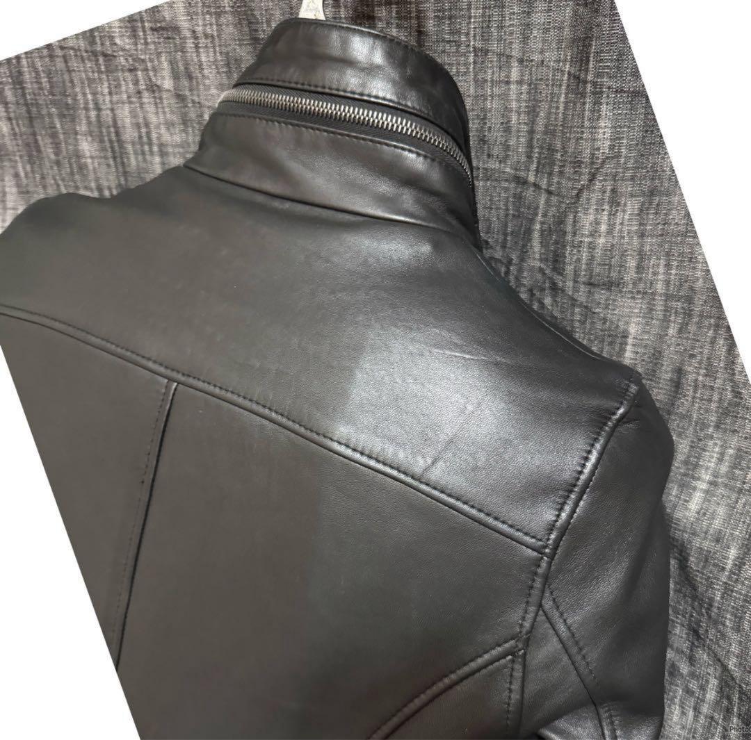 定価20万9000円 junhashimoto スペインラムレザー ライダース-新年の贈り物