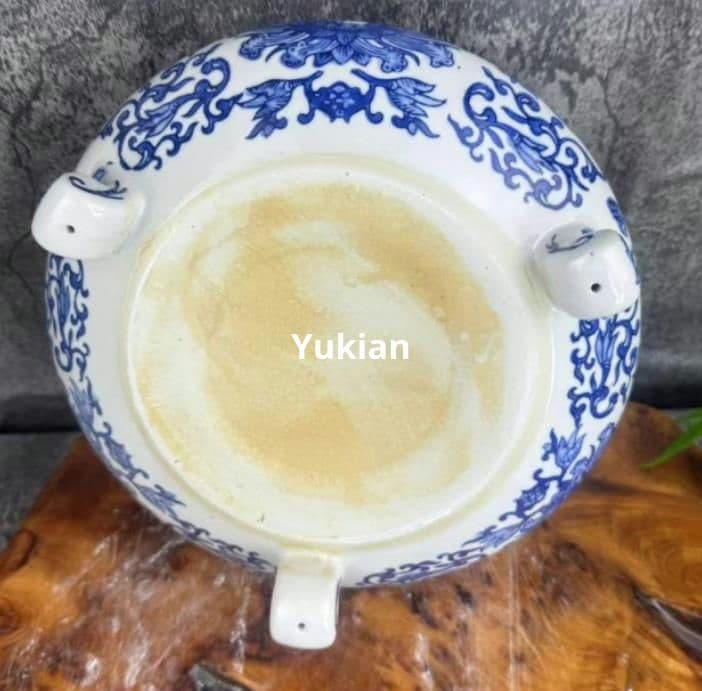 青花磁陶鉢 磁器 花碗 盆栽鉢 植木鉢 小品盆栽鉢 大品盆栽鉢