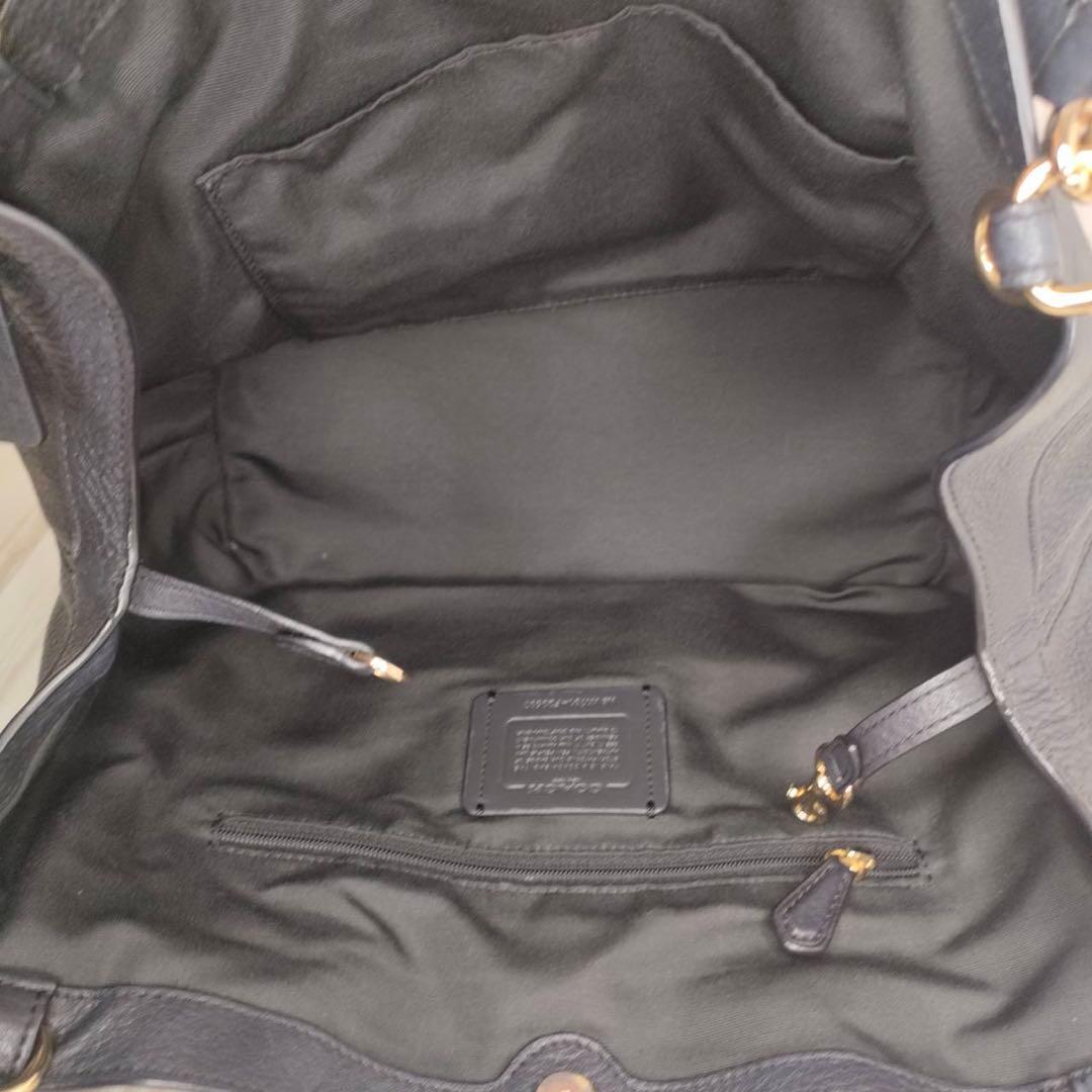 45 COACH コーチ　レザー　2WAY ハンドバッグ　ショルダーバッグ