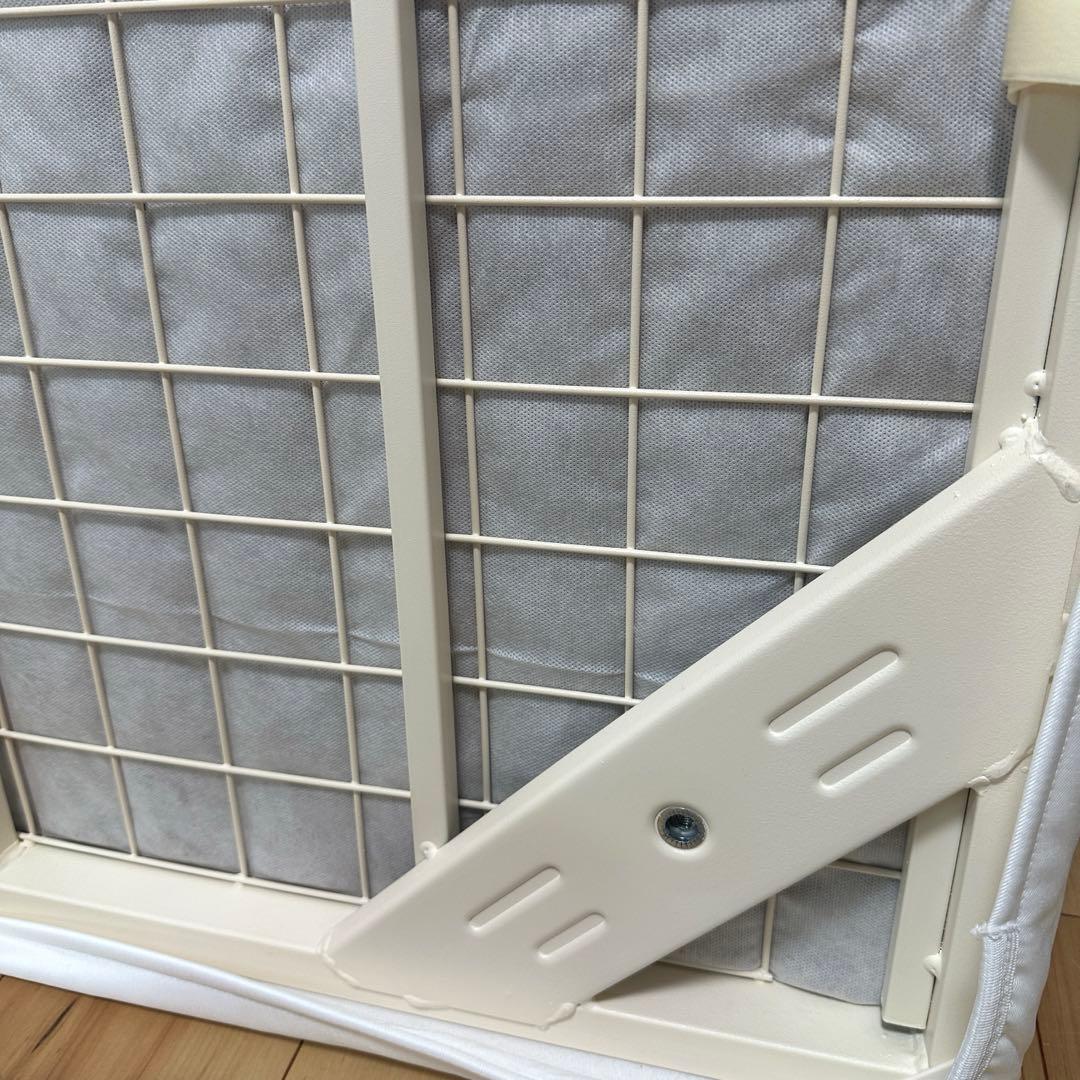 無印良品　脚付きマットレス ボンネル　シングル ホワイト①