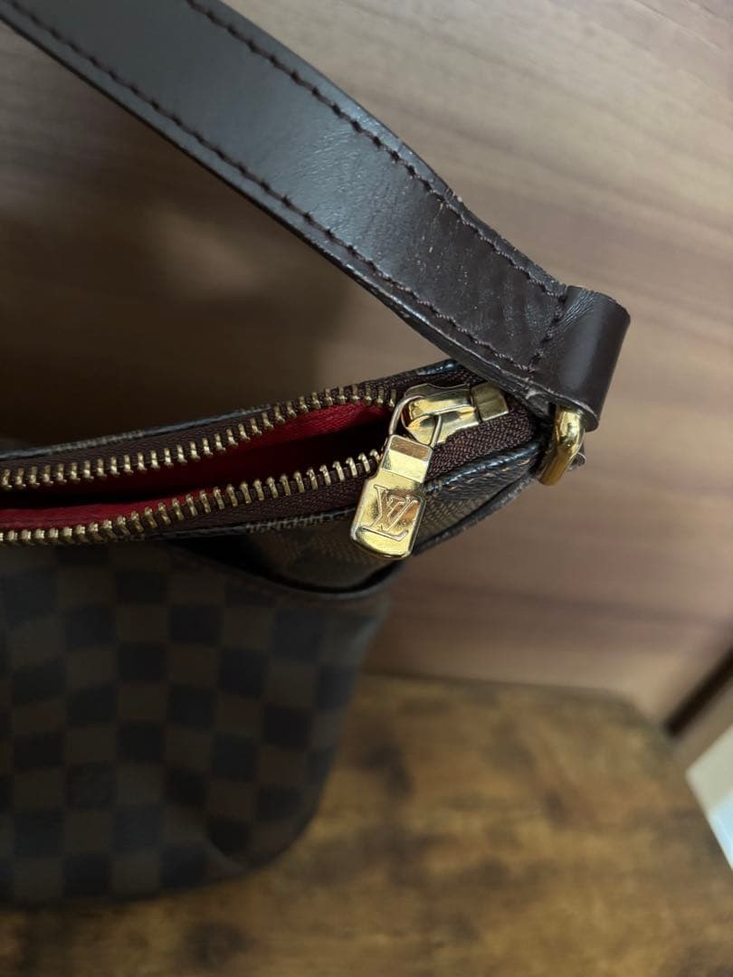 ルイヴィトン　ダミエパターン ブラウンショルダーバッグ