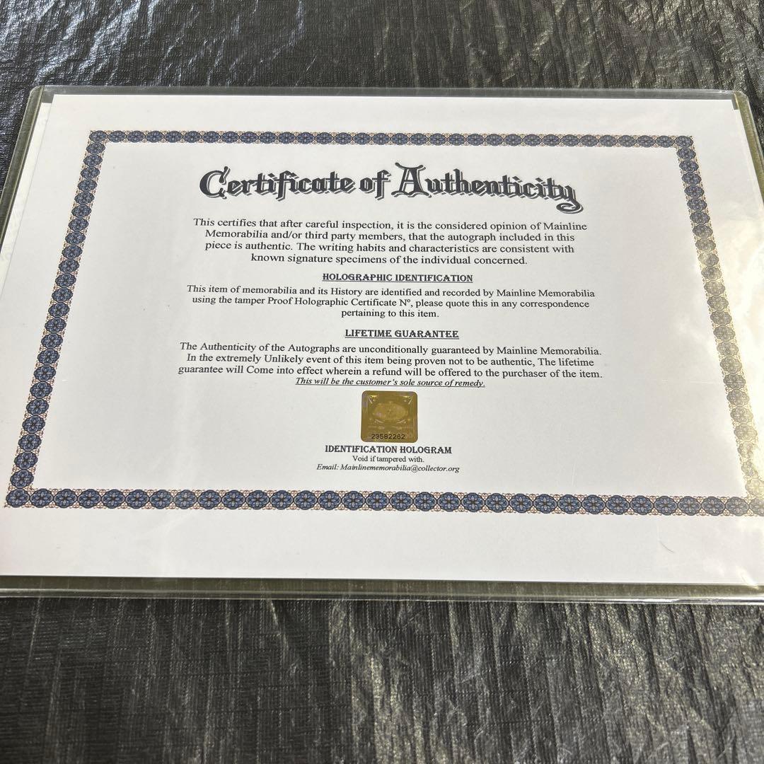 元イングランド代表　ケビン キーガン　ハンブルガーSV  直筆サイン入りフォト