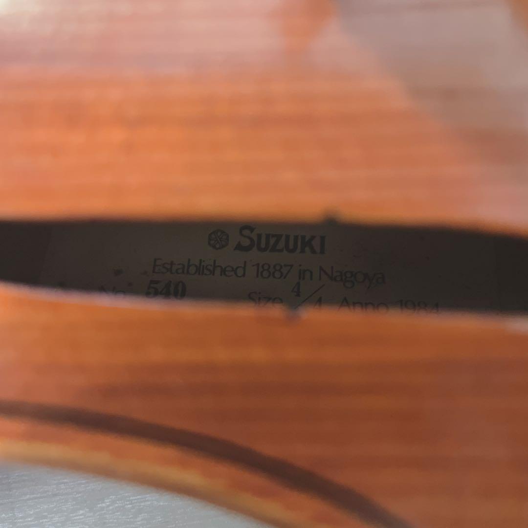 SUZUKI スズキ バイオリン No.540 4/4 1984 ハードケース付