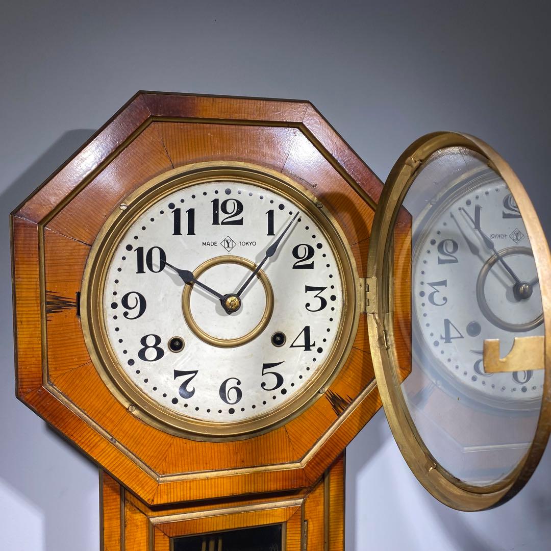 SEIKOSHA 精工舎　昭和レトロ　ゼンマイ時計　八角型