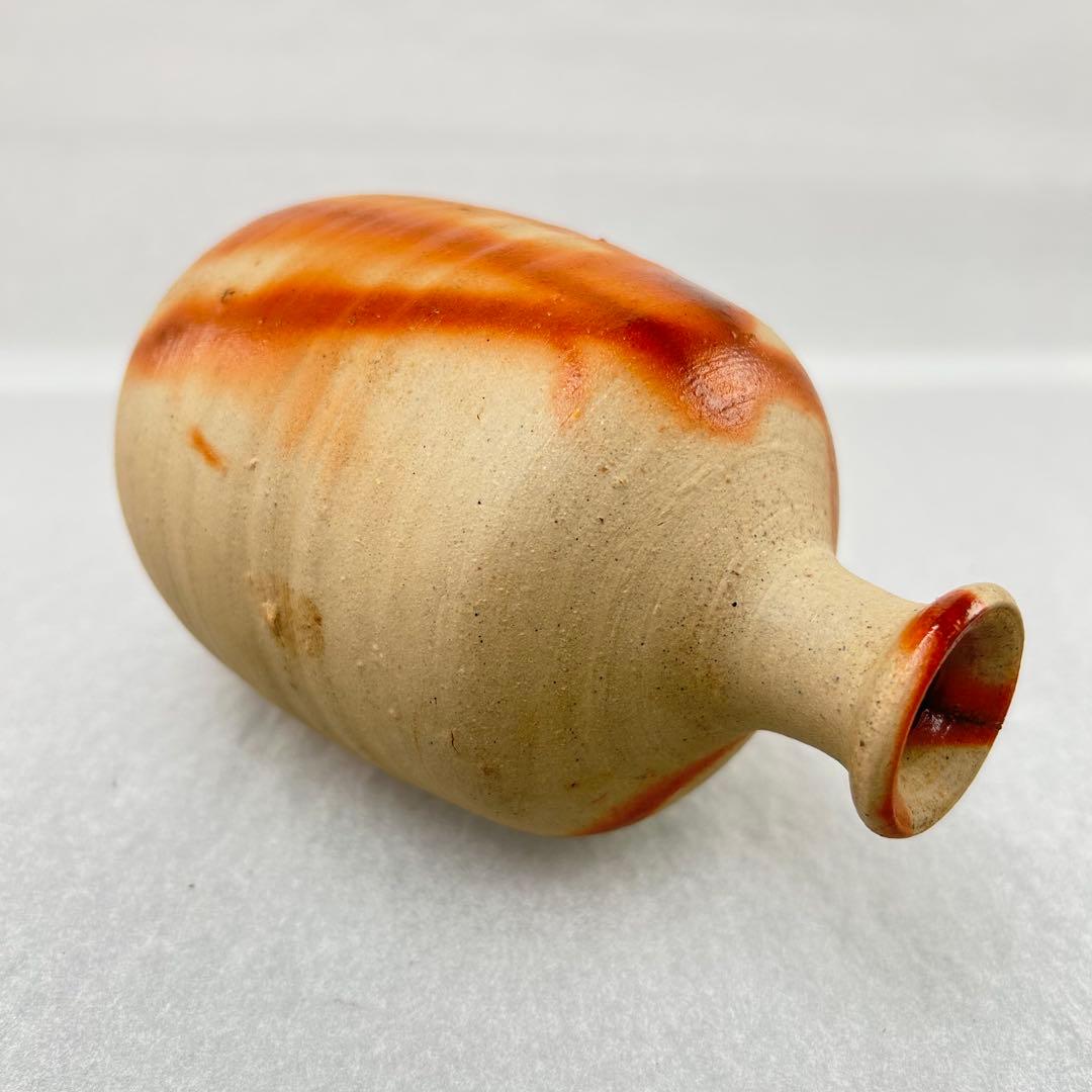 人間国宝・山本陶秀先生 備前焼緋襷徳利 四方桟共箱