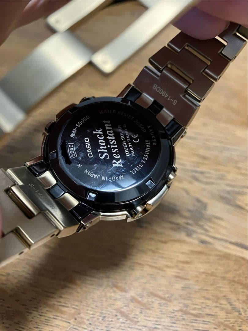 G-SHOCK AWM-500GD-9AJF ゴールド Gショック