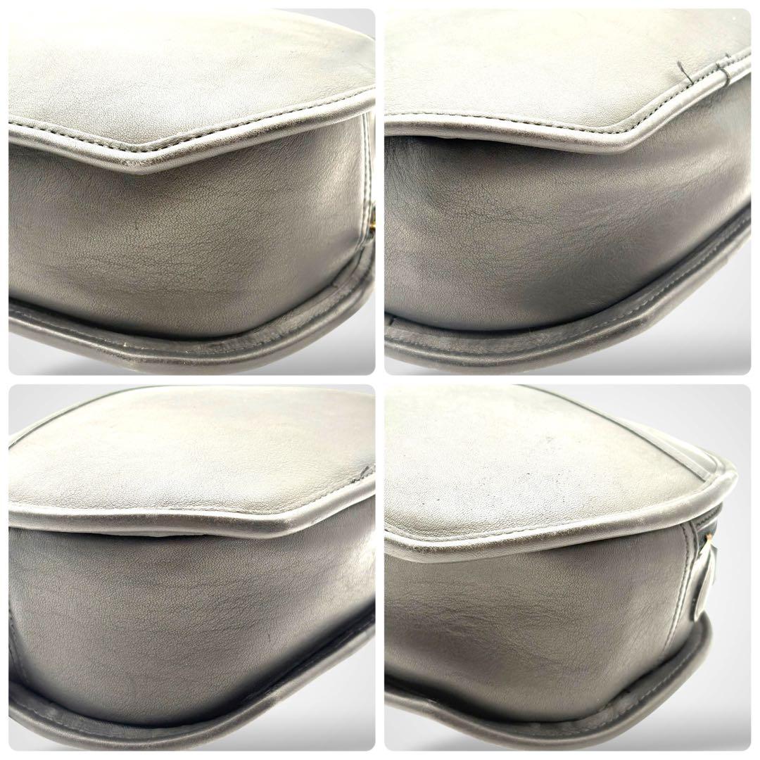 バッグ Vintage Coach Shoulder Bag Leather Black
