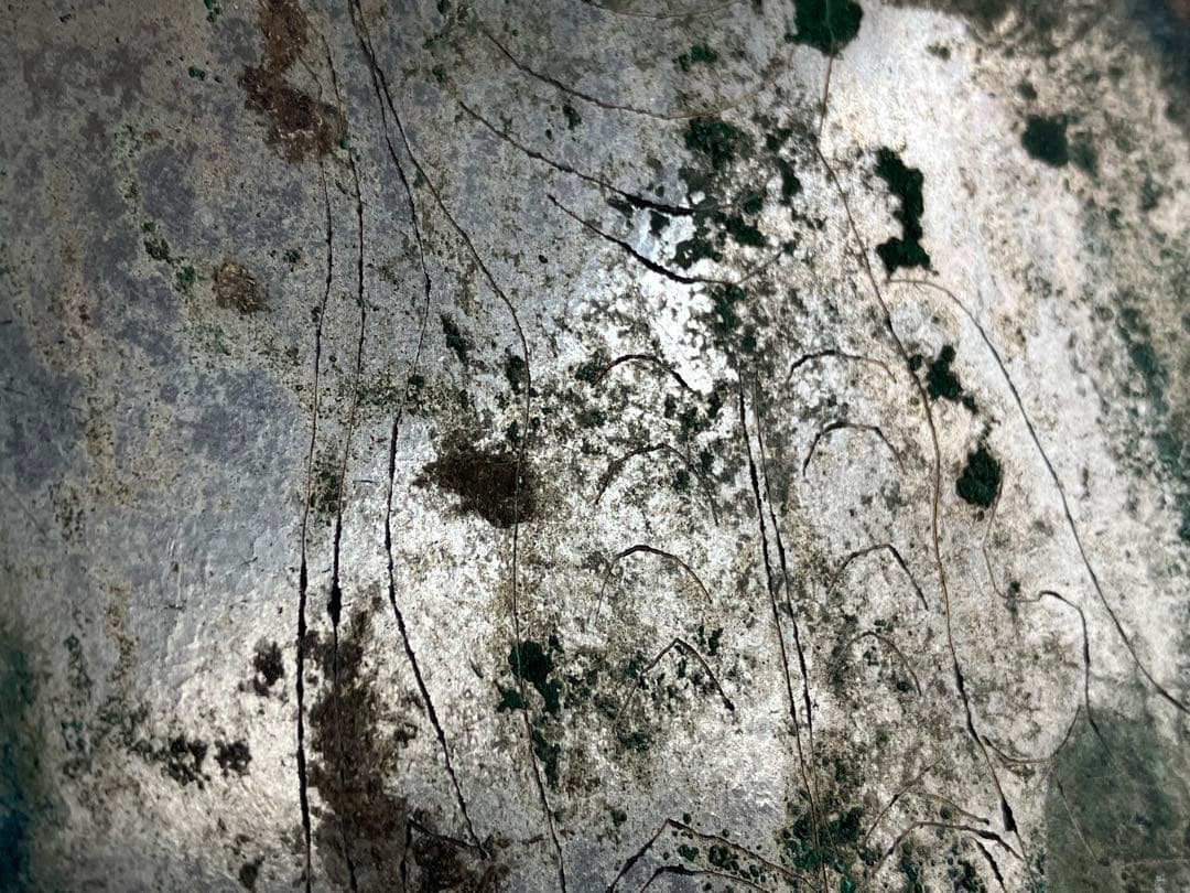 平安〜院政期 銀張り線刻仏板11〜12世紀頃】骨董