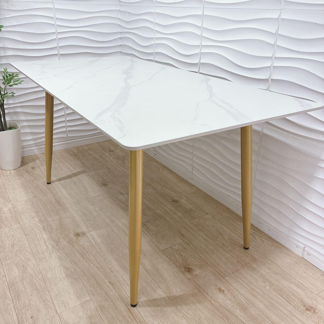 ◇ダイニングテーブル◇大理石調◇幅約160cm◇大阪兵庫京都奈良滋賀和歌山◇