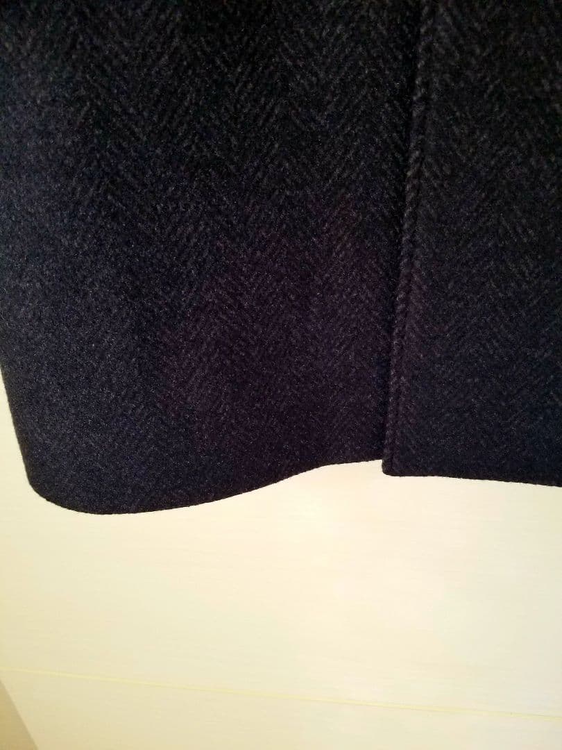 【極美品】ヒューゴボス ウール カシミヤ チェスターコート 本切羽