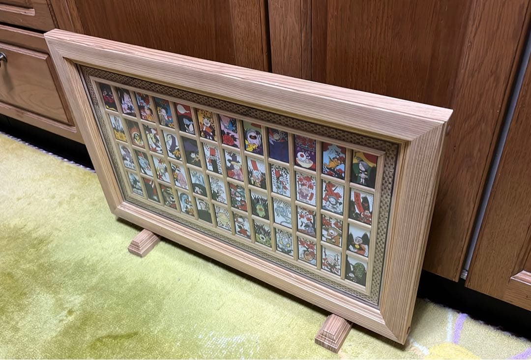 ゲゲゲの鬼太郎 妖怪花札 48枚 木製額縁