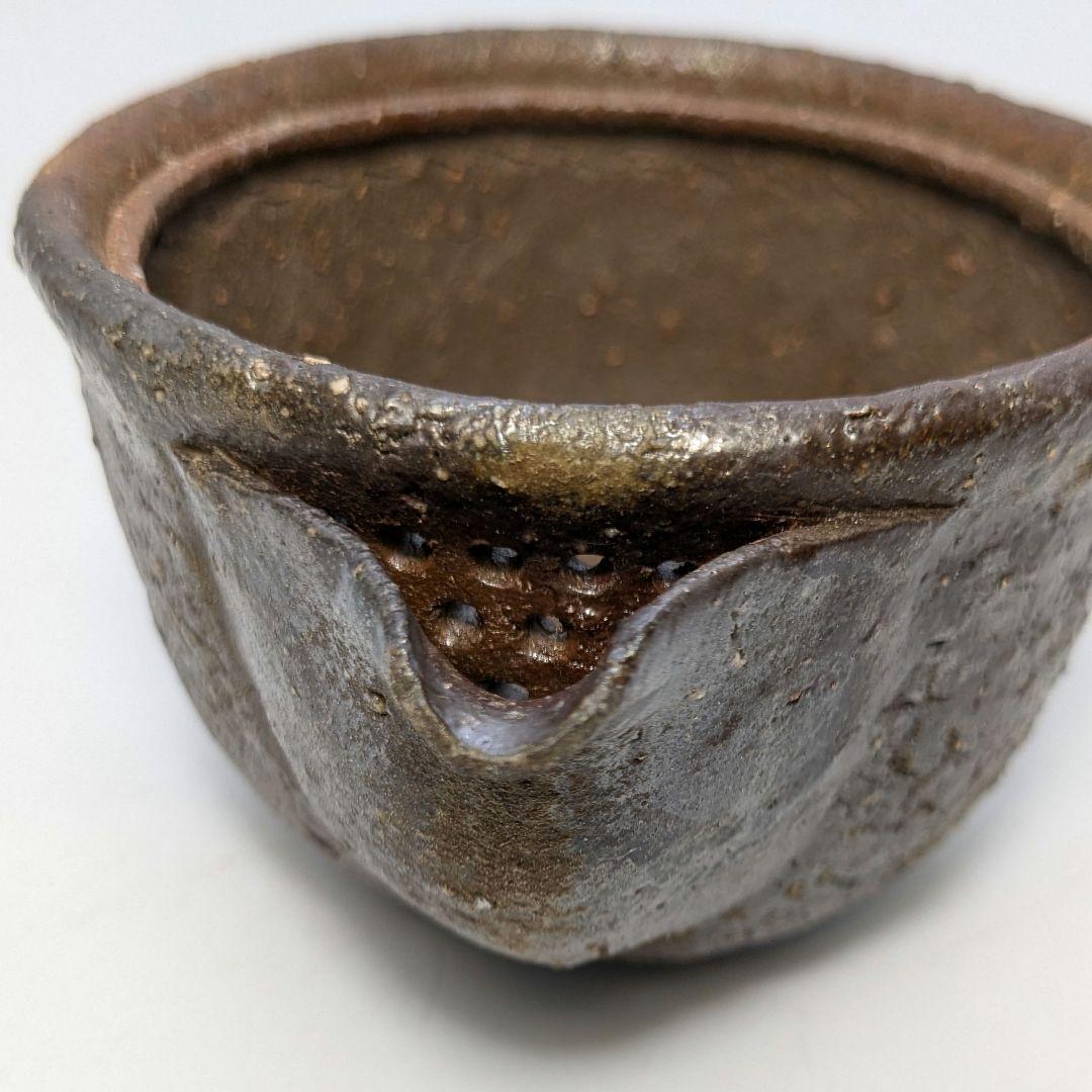 森風来 備前焼 手造り宝瓶 用心箱合布 霊芝摘み 煎茶道具