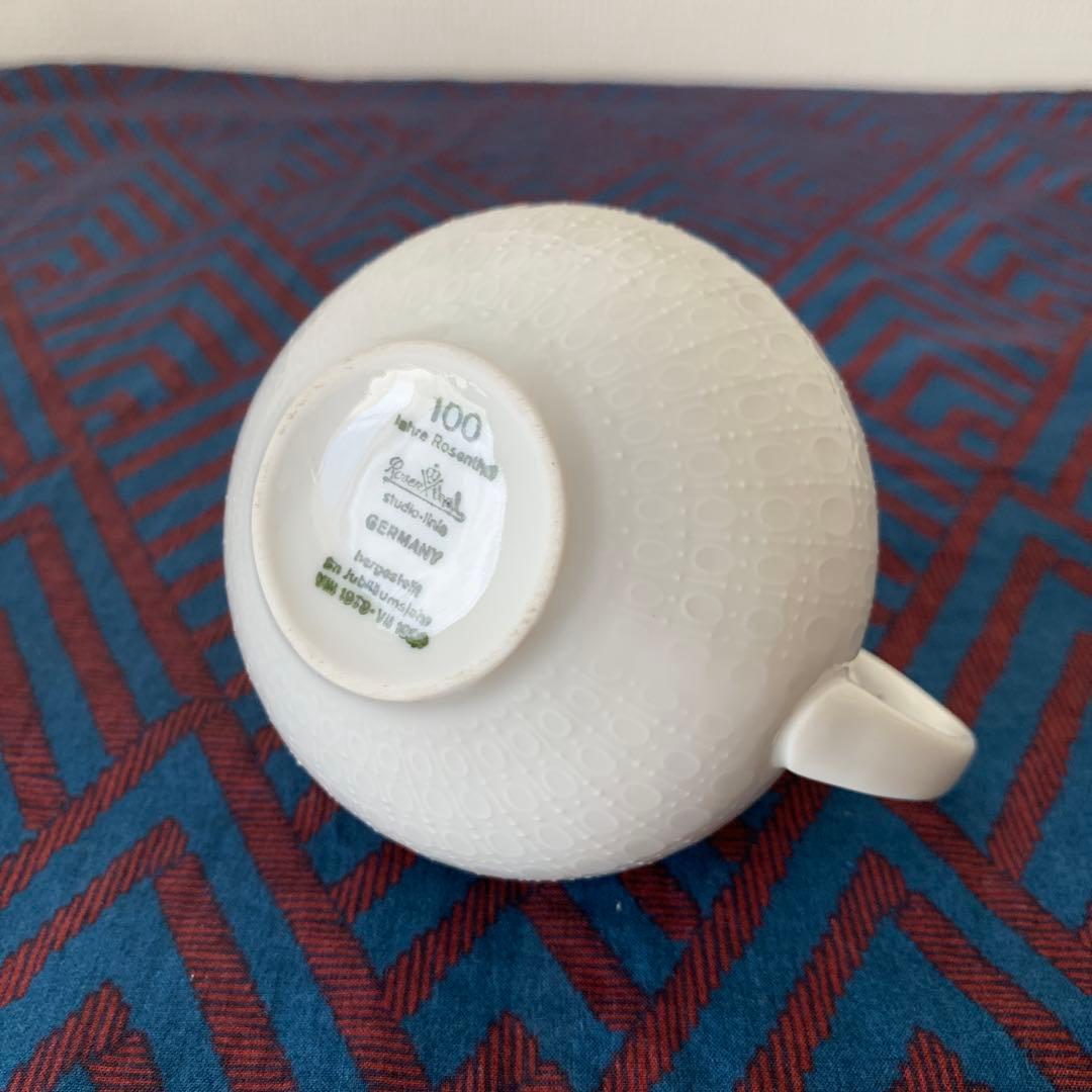 ローゼンタール100周年 シュガーポットミルクピッチャー 花瓶ケーキ皿平皿6枚