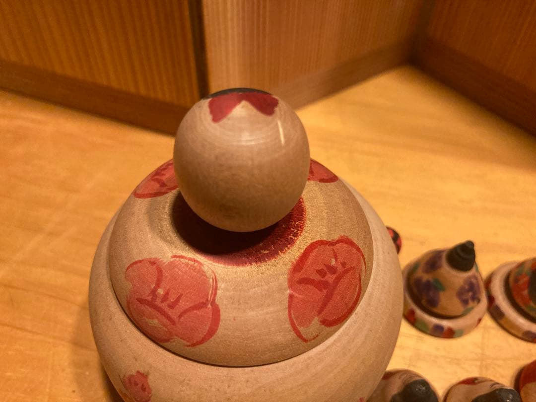 伝統こけし津軽系　今晃工人作　雛人形セット