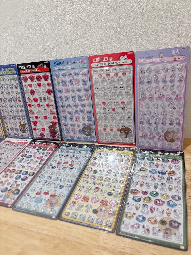 正規品】ボンボンドロップシール ディズニー スヌーピー コンプリート
