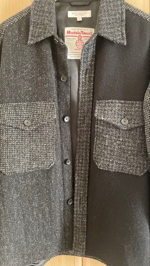 ハリスツイード　CPOジャケット