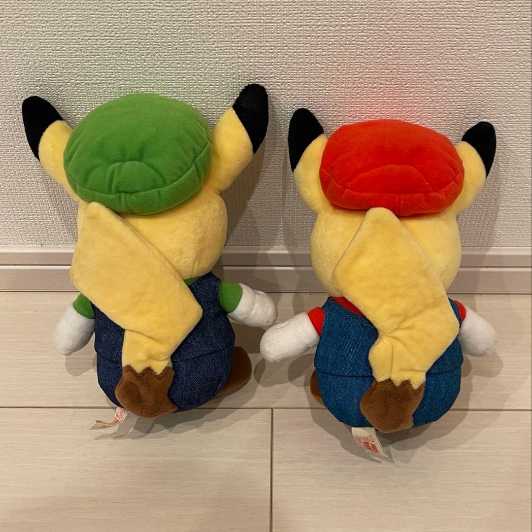 マリオ ルイージ ピカチュウ ぬいぐるみ