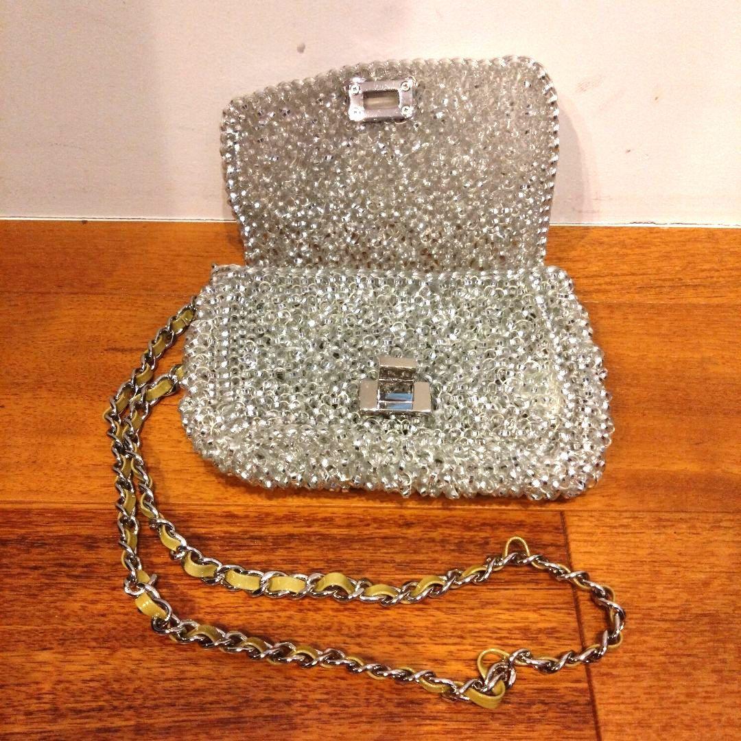 アンテプリマ　ルチェット　シルバー 　パーティーバッグ