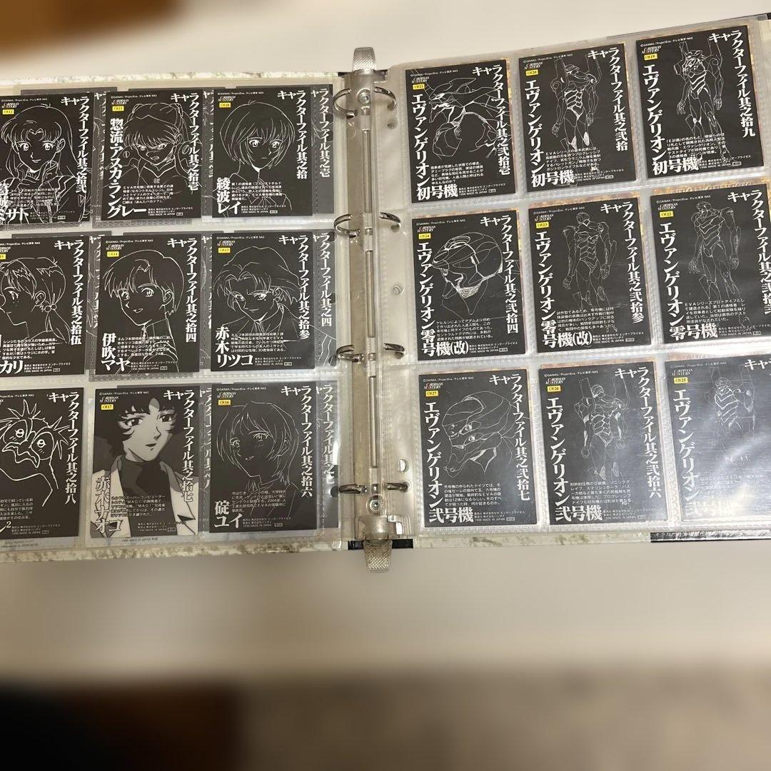 カードダスマスターズ　エヴァンゲリオン　第壱集　セミコンプセット　バインダー付き