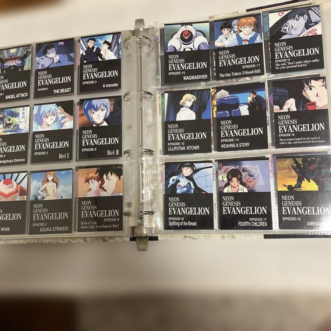 カードダスマスターズ　エヴァンゲリオン　第壱集　セミコンプセット　バインダー付き