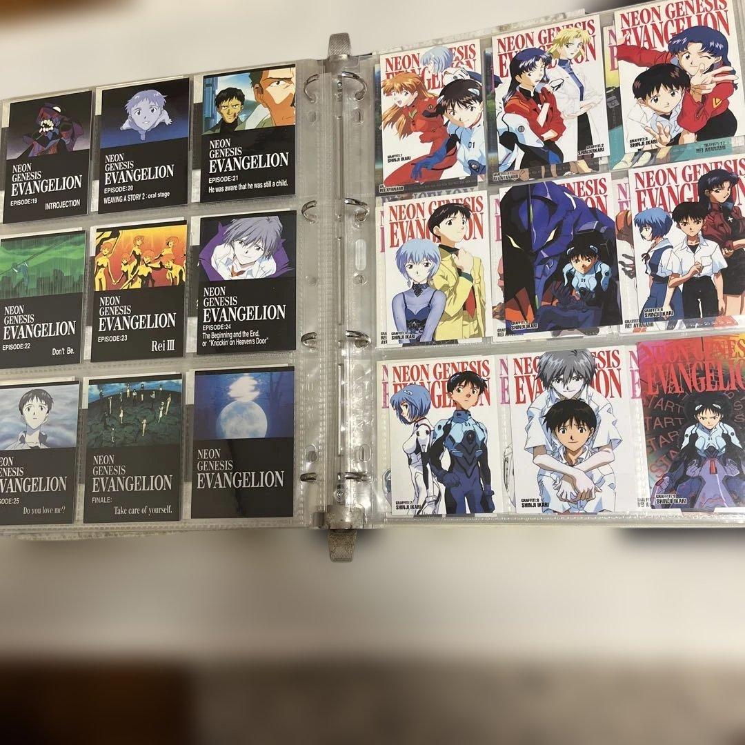 カードダスマスターズ　エヴァンゲリオン　第壱集　セミコンプセット　バインダー付き
