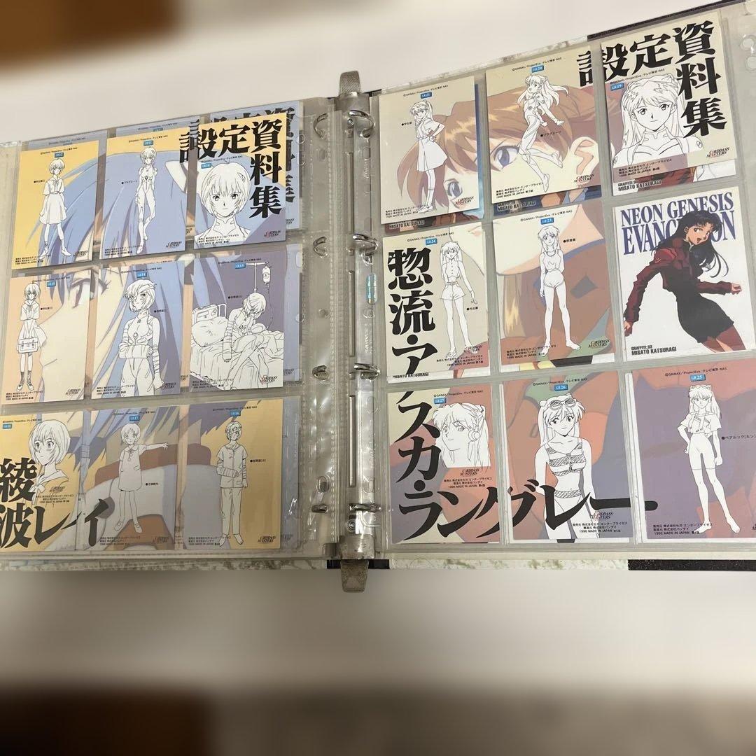 カードダスマスターズ　エヴァンゲリオン　第壱集　セミコンプセット　バインダー付き
