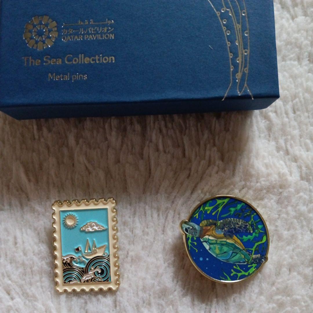 関西万博 カタールパビリオン限定 ピンバッジ 2個 - メルカリ