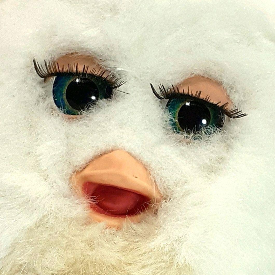 稼動品】ファービー2 シュガースノー ブルー目 ドイツ語版