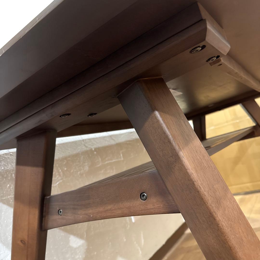 ダイニングテーブル ウォルナット化粧板 150×80cm