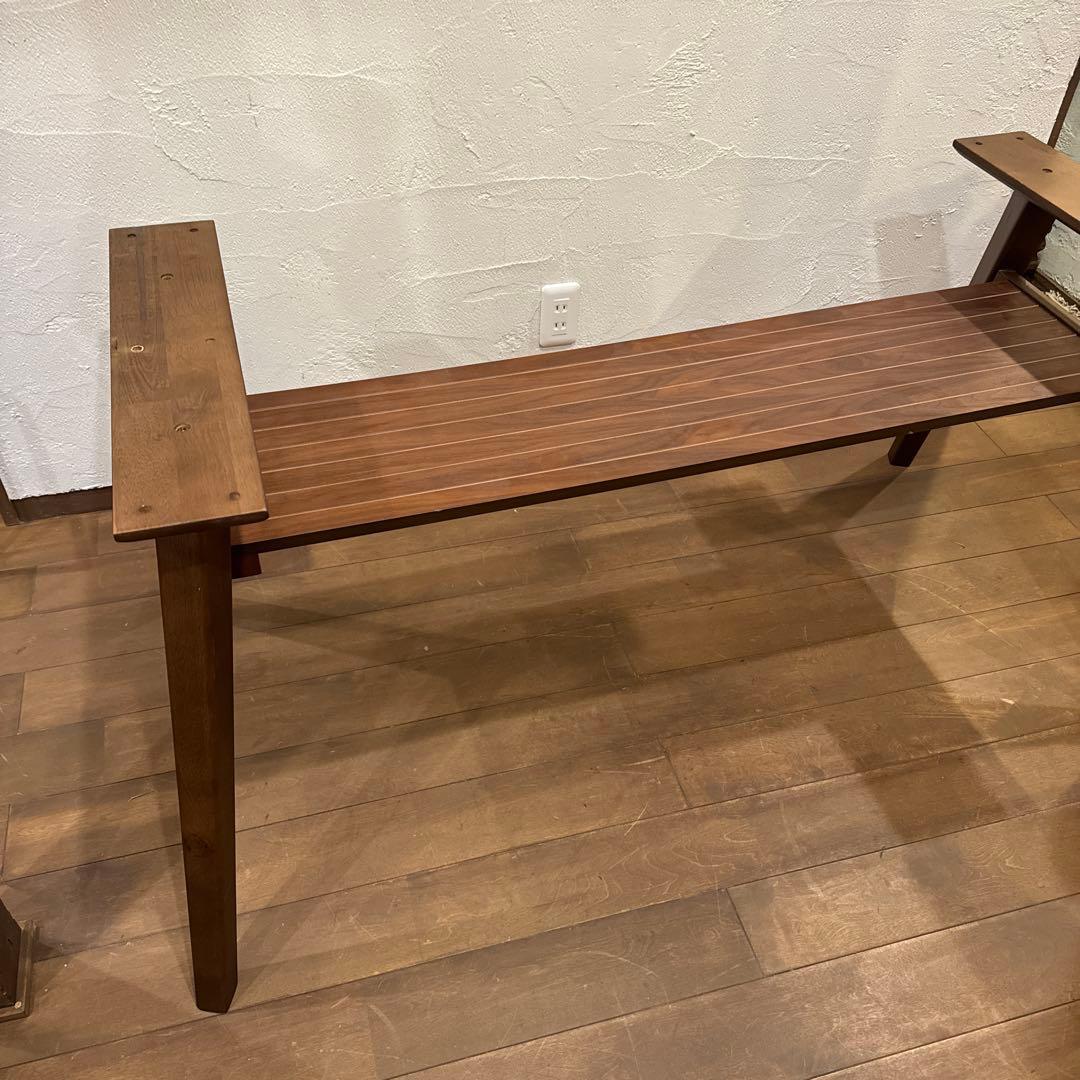 ダイニングテーブル ウォルナット化粧板 150×80cm