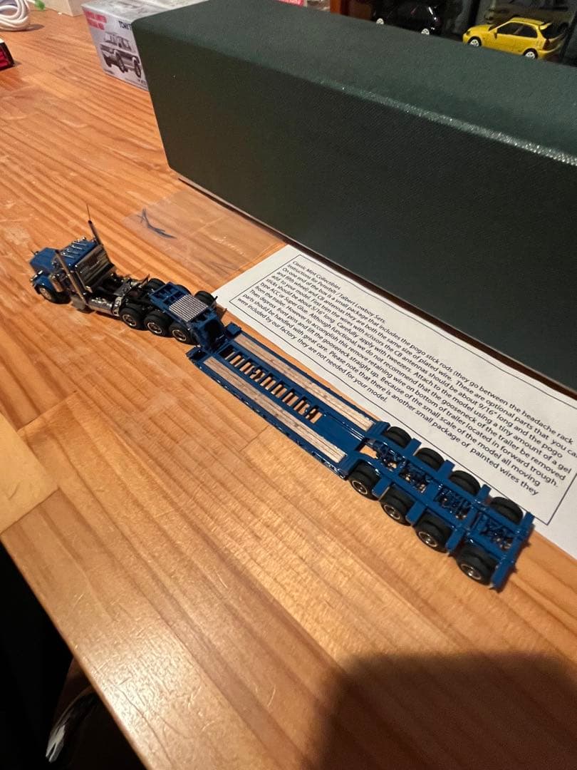 CMC 重量物運搬トレーラー ピータービルト379 1/87 ブラス 真鍮製