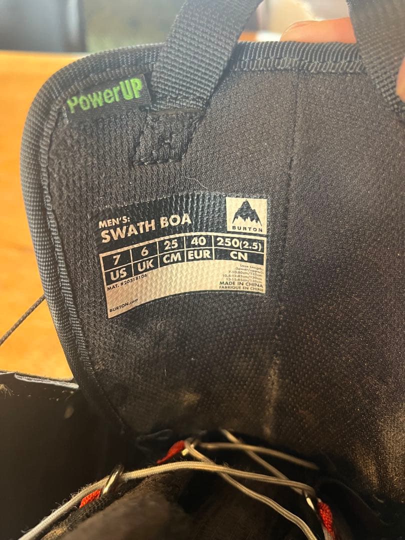 BURTON SWATH double BOA 25.0 スノーボードブーツ