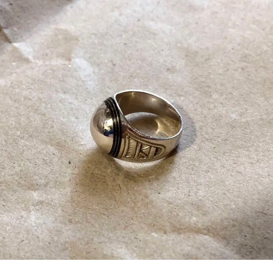 Tuareg シルバー オーバルリング 15.5号 トゥアレグ