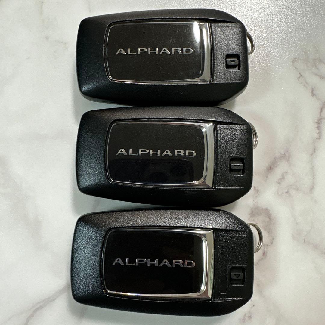 トヨタ　純正　アルファード　スマートキー　3個セット