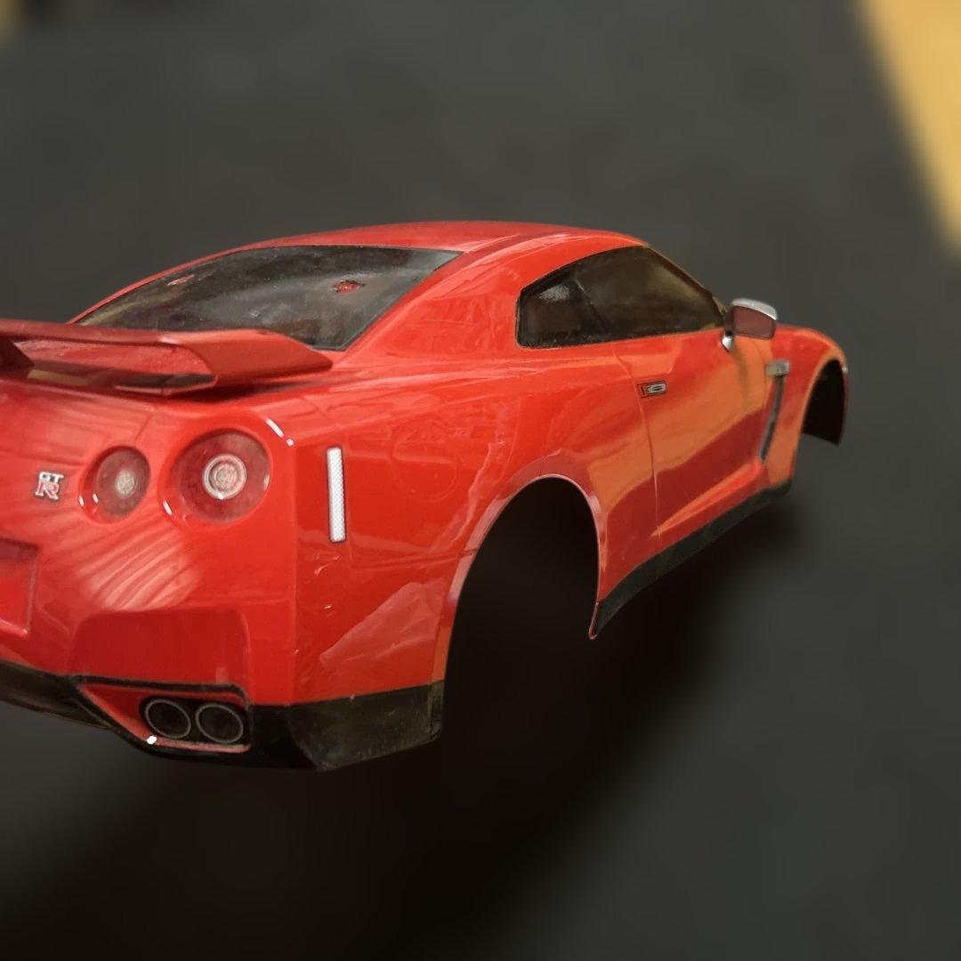 ラジコンボディ　GT-R レッド