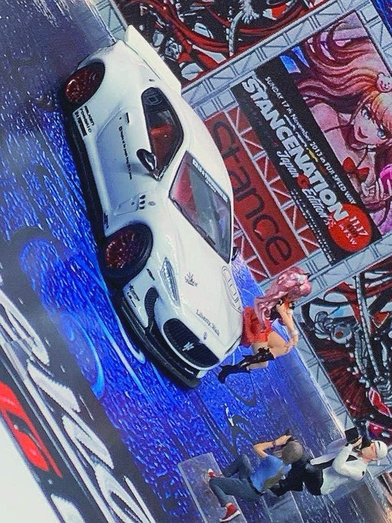 1/64 LBWK マセラティグランツーリスモ　ホワイトラスト1台