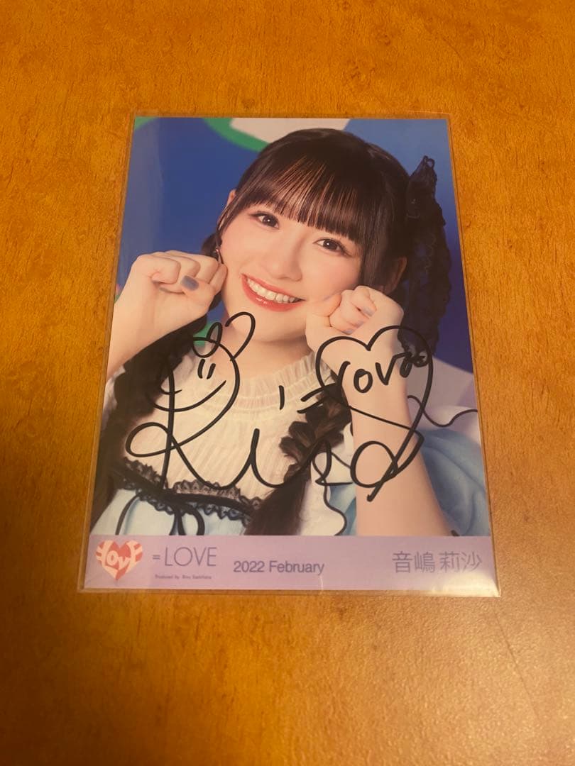 LOVE イコラブ 音嶋莉沙 直筆 生写真 ポイズンガール ヨリ - メルカリ