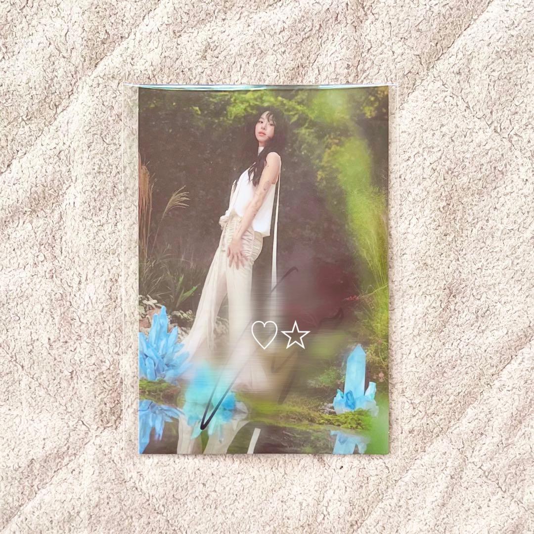 TWICE チェヨン 直筆サイン入り チェキ ソロポラロイド